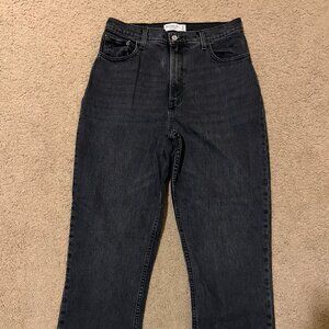 Abercrombie & Fitch CURVE LOVE The '90s Straight Ultra High Rise Jeans